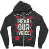 Women's March Hear Our Voice Zipper Hoodie