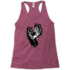 screaming hand werewolf Racerback Tank