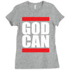 god can Ladies Fitted T-Shirt