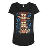 crazy totem Maternity Scoop Neck T-shirt
