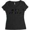 boyfriend friends tv show parody Women's Triblend Scoop T-shirt