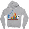 russian cargo Zipper Hoodie