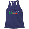 leave me alone introvert humor Racerback Tank