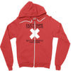 duct tape Zipper Hoodie