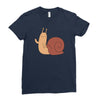 snail Ladies Fitted T-Shirt