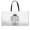 queens are born in march (2) Weekender Totes