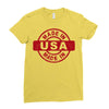 made in usa Ladies Fitted T-Shirt