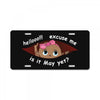 May Peeking Out Baby Girl License Plate