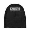 samcro funny retro biker gang sons fancy dress anarchy vintage Baby Beanies