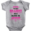 The Best Grammys Are Born In August Baby Onesie