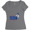 Daddy Shark Women's Triblend Scoop T-shirt