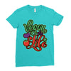 vegan for life Ladies Fitted T-Shirt