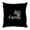 family tree Throw Pillow