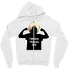 khabib nurmagomedov silouhette Zipper Hoodie