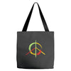 peace simbol Tote Bags