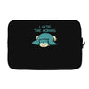 i hate the morning Laptop sleeve