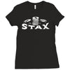 stax records Ladies Fitted T-Shirt