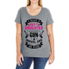 I Have A Pretty Daughter Gun A Shovel And An Alibi Ladies Curvy T-Shirt