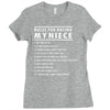 rules for dating my niece Ladies Fitted T-Shirt
