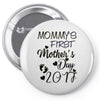mommys first mothers Pin-back button