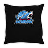 amity island sharks Throw Pillow
