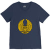 gold owl V-Neck Tee