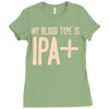 my blood type is ipa+ Ladies Fitted T-Shirt
