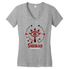 Zelda Glowing Sheikah Eye Women's V-Neck T-Shirt