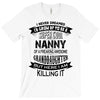 Super Cool Nanny Of A Freaking Awesome Granddaughter T-Shirt