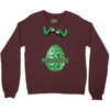 Preggosaurus Funny Crewneck Sweatshirt