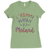l homme parfait est motard Ladies Fitted T-Shirt