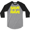 save the rave 3/4 Sleeve Shirt