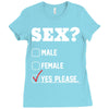 Sex Yes Please Ladies Fitted T-Shirt