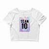 Holographic Team 10 Crop Top
