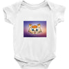 Orange cat Baby Bodysuit