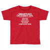 Smartass December Girl Toddler T-shirt