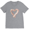 bacon heart V-Neck Tee