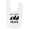 run forest run Baby Bibs