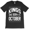 kings are born in october T-Shirt