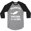 narwhals 3/4 Sleeve Shirt