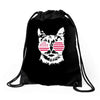 cat usa Drawstring Bags