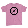 clock black Youth Tee