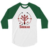 Zelda Glowing Sheikah Eye 3/4 Sleeve Shirt
