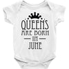 queens are born in june (2) Baby Onesie