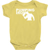 pump gym training bodybuilding workout keepfit weightlifting Baby Onesie
