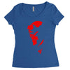 hellboy comic superhero cool Women's Triblend Scoop T-shirt