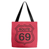 route 69 Tote Bags