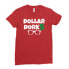 dollar dorks Ladies Fitted T-Shirt