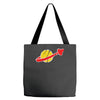 the spaceman logo Tote Bags