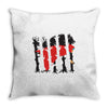 red running hood Throw Pillow